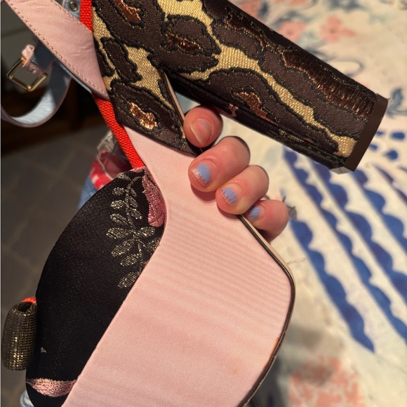 Dolce & Gabbana Patchwork Floral Platform Heels 36 - Picture 8 of 17